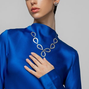 Demeter Silver Drop Necklace