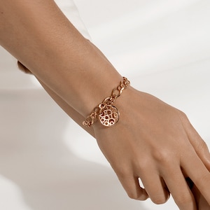 Aegle Rose Gold Chunky Bracelet