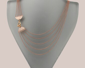 Siren multi strand necklace