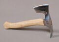Camping stainless steel bearded hatchet axe with adze blade - two blades tool! product logo