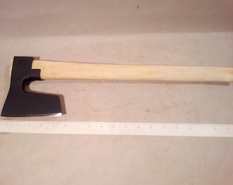 Camping bearded axe / hatched with metal guard for protection - handled