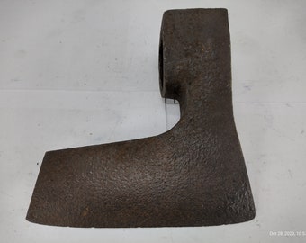 3.49 lbs vintage bearded steel axe head - old viking axe style