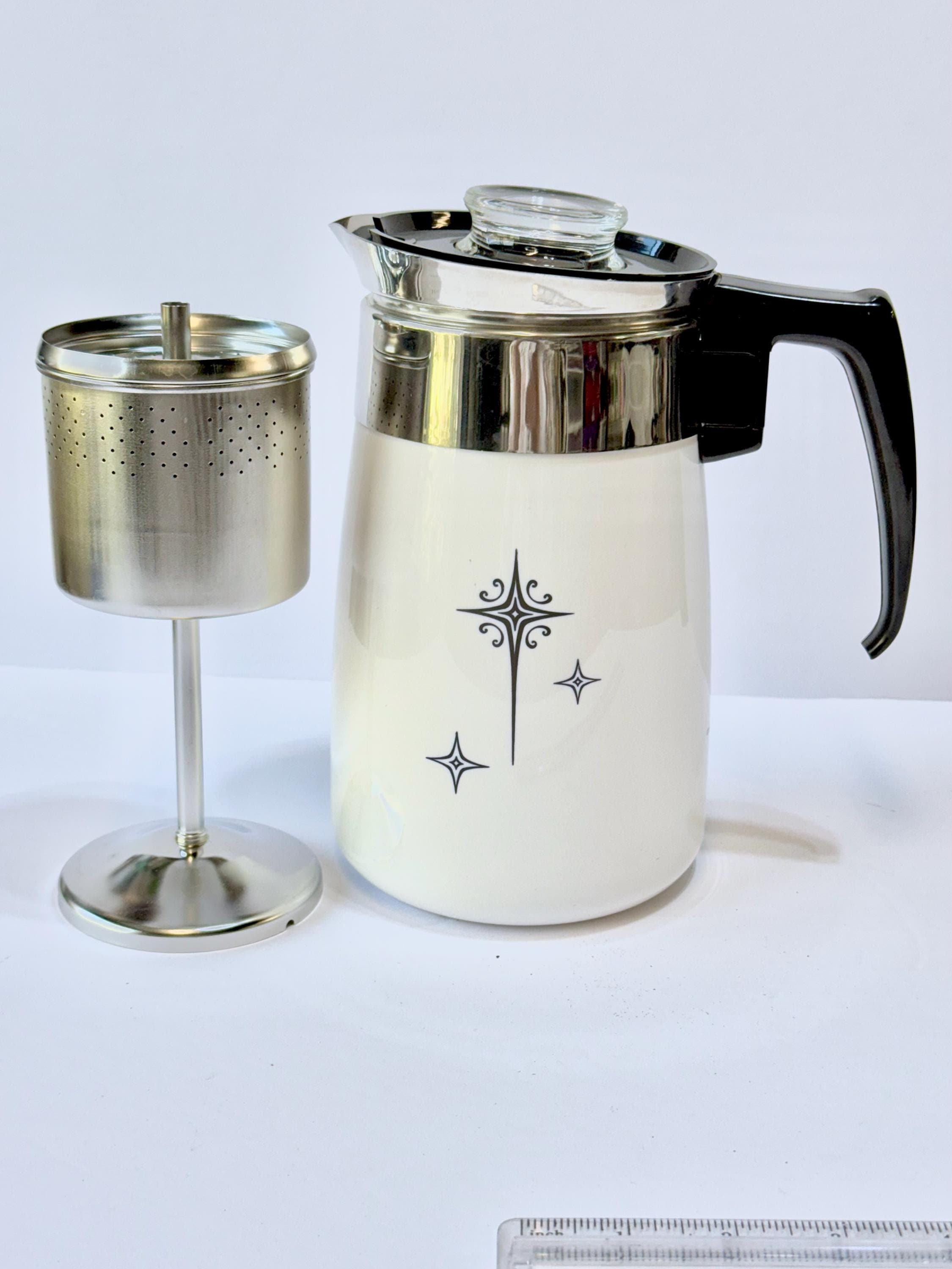 Cup Corningware Stovetop Percolator Vintage Corning Ware Coffee