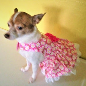 Pink flowered Dress