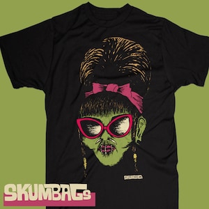 Even a Shrunken Head can Slay, Unisex Shirt horror tiki kustom kulture
