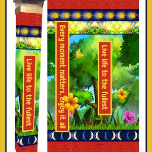 Enjoy Life Garden Peace Pole with Solar Light 41&quot; tall