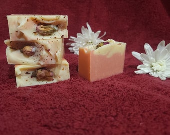 wild rose goats milk soap