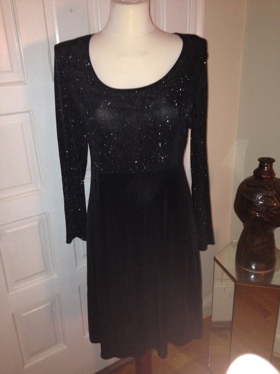 Black and Sprinkling Dress - image 1