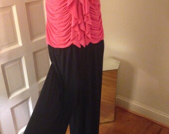 Strapless Jumper with faux ruffles, by Ashley Stewart