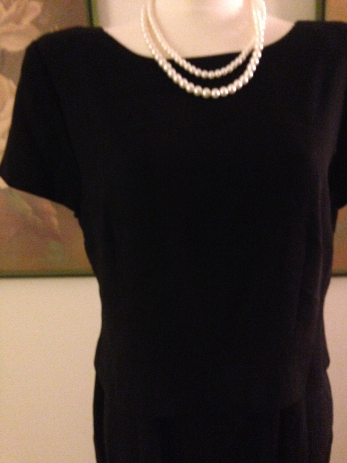 Vintage Black Liz Claiborne Jumper
