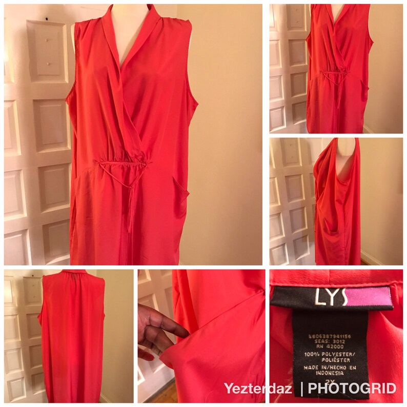 Sleeves chic dress with pockets