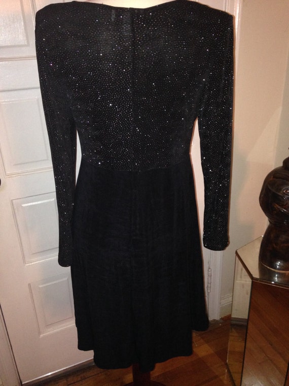 Black and Sprinkling Dress - image 3