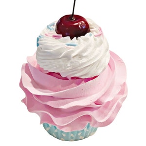 DEZICAKES Fake Cupcake Bubble Gum Pink & Blue Prop Decoration Dezicakes