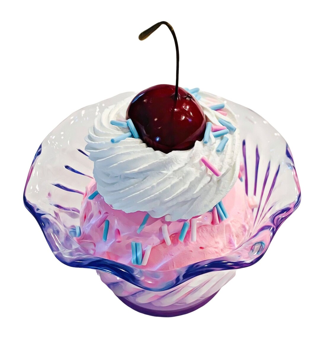 DEZICAKES Fake Ice Cream Sundae Bubble Gum Prop Decoratio Dezicakes - Etsy