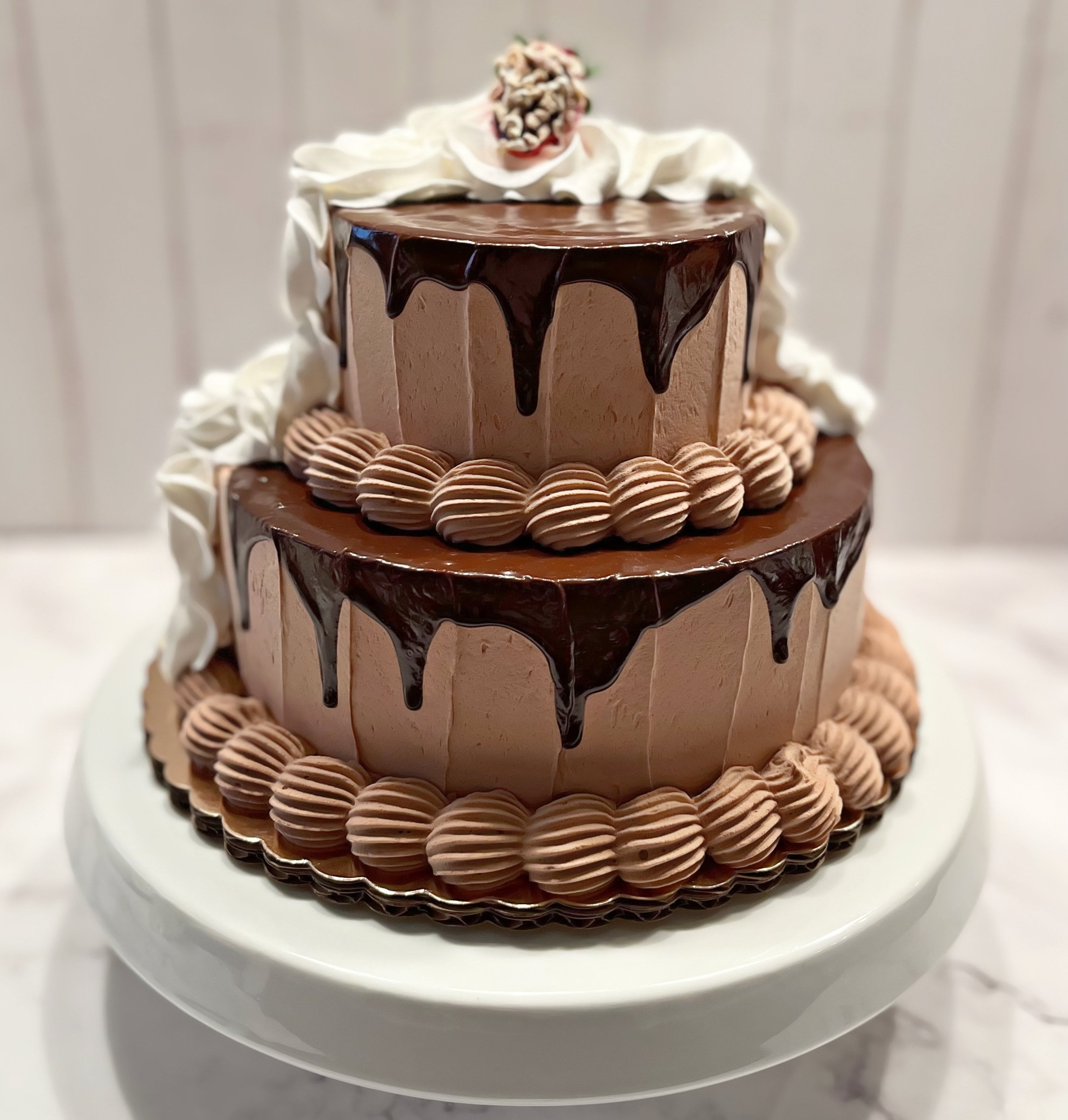 CAKE II ASH design by SOGOKAGU⑥ TA2610 DEZICAKES Fake Wedding Cake Artificial Food Fake Lavender Tier