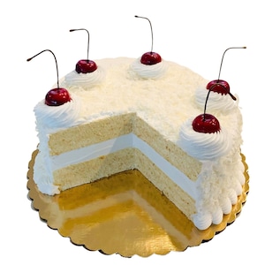 Large Sliced Fake Cake Display 9/" Vanilla// Chocolate Decoration Prop