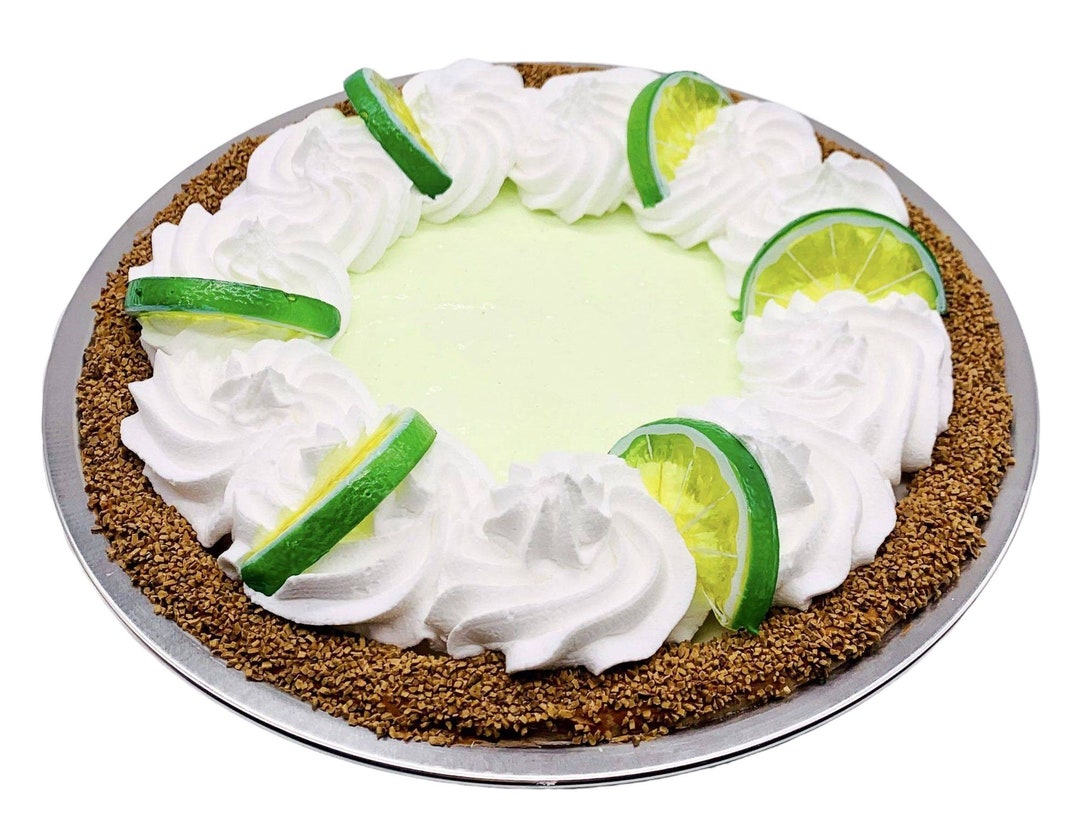 DEZICAKES Fake Key Lime Pie With Whipped Cream Prop Decoration Etsy Ireland