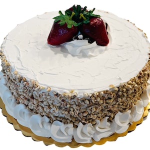 Large Sliced Fake Cake Display 9/" Vanilla// Chocolate Decoration Prop