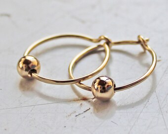 Small Hoop Earrings with Charm Hoop Earrings Gold Charm Earrings Hoop Gold Hoops with Charms Small Gold Hoop Earrings