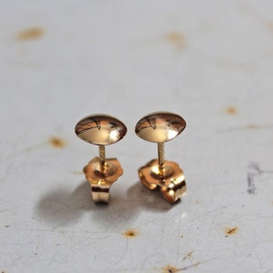 14k Gold Earrings Studs 14K Solid Gold Earrings 14k Gold Stud Earrings 14k Solid gold stud earrings minimalist earrings  tiny earrings