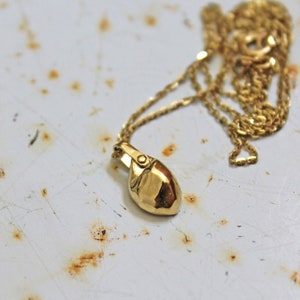 14k Gold Nugget necklace with 14k Gold Necklace Dainty natural gold nugget pendant necklace 14k solid gold necklace Raw gold necklace