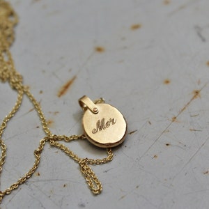 14k Gold Personalized Name Necklace Handmade Custom Gold Name Necklace Unique Personalized Gift for her Birthday Gift for Her