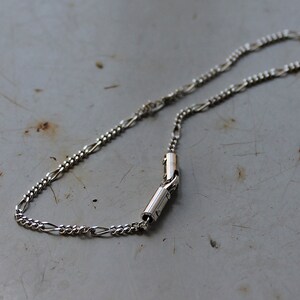 Sterling Silver Anklet, Sterling Silver Chain Anklet, Figaro anklet, Figaro chain anklet, Silver Anklets Simple
