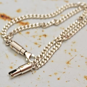 Mens Silver Bracelet Mens sterling silver Bracelet 925 Silver bracelet Men bracelet silver link bracelet double chain bracelet link bracelet