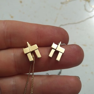 White gold 14k Gold Chai Necklace Gold Chai Pendant Gold 14k Gold necklace Jewish Jewelry Jewish Necklace Judaica Jewelry Hai necklace gold
