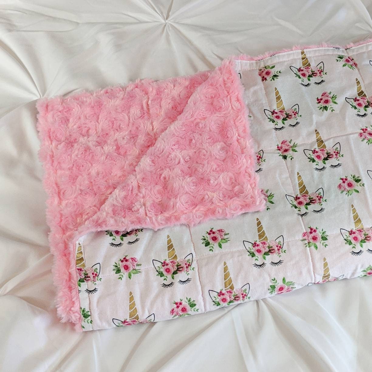 Weighted Blanket Child Unicorn Weighted Blanket Gift for Etsy