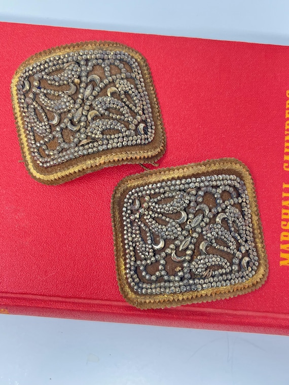 Antique Victorian Shoe Buckles Antique Victorian Shoe Buckle With Faceted Steel - Etsy main image 4