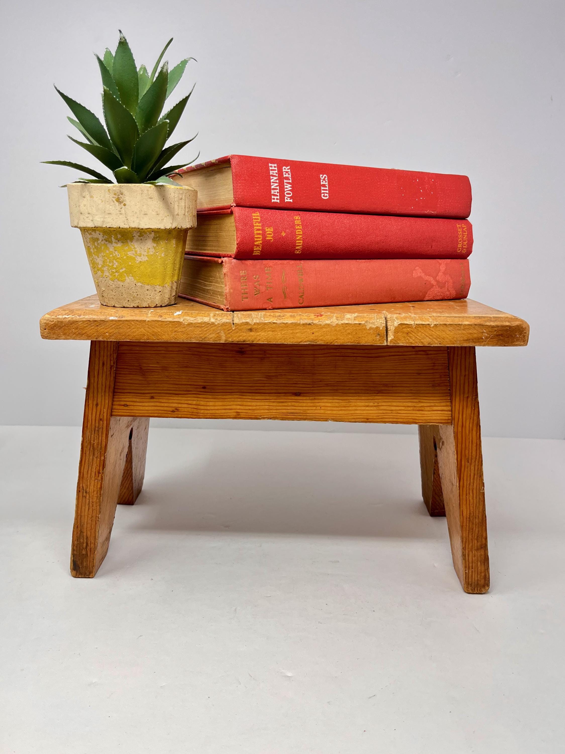 ヴィンテージ木製ステップスツール - Etsy 日本