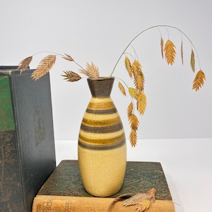 Vintage Vase with Earth Tone Colors