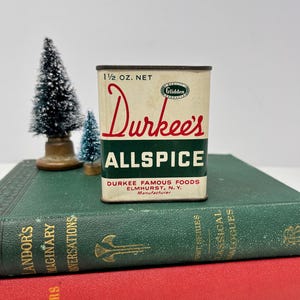 Vintage Durkee&#39;s Allspice Tin