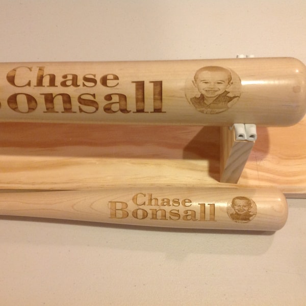 Wood Baseball Bat Etsy