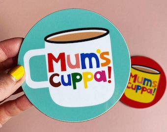 Mum's Cuppa Coaster - Melamine - Limited Edition - Made in the UK