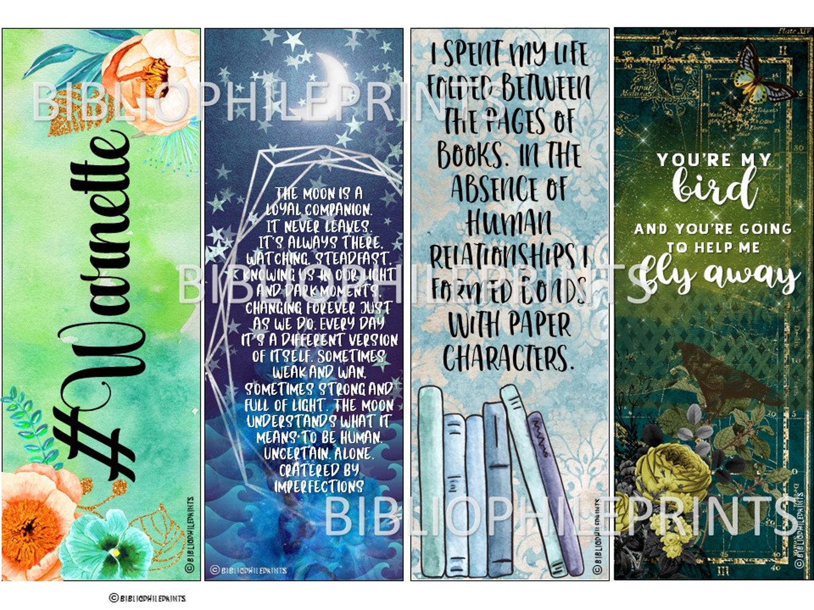 Shatter Me Bookmarks Dystopian Digital Bookmarks Digital - Etsy