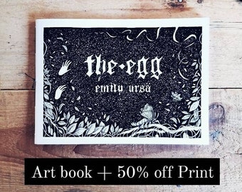 Fairytale Story Art Book + 50% Off Print | Hand Bound A5 Book