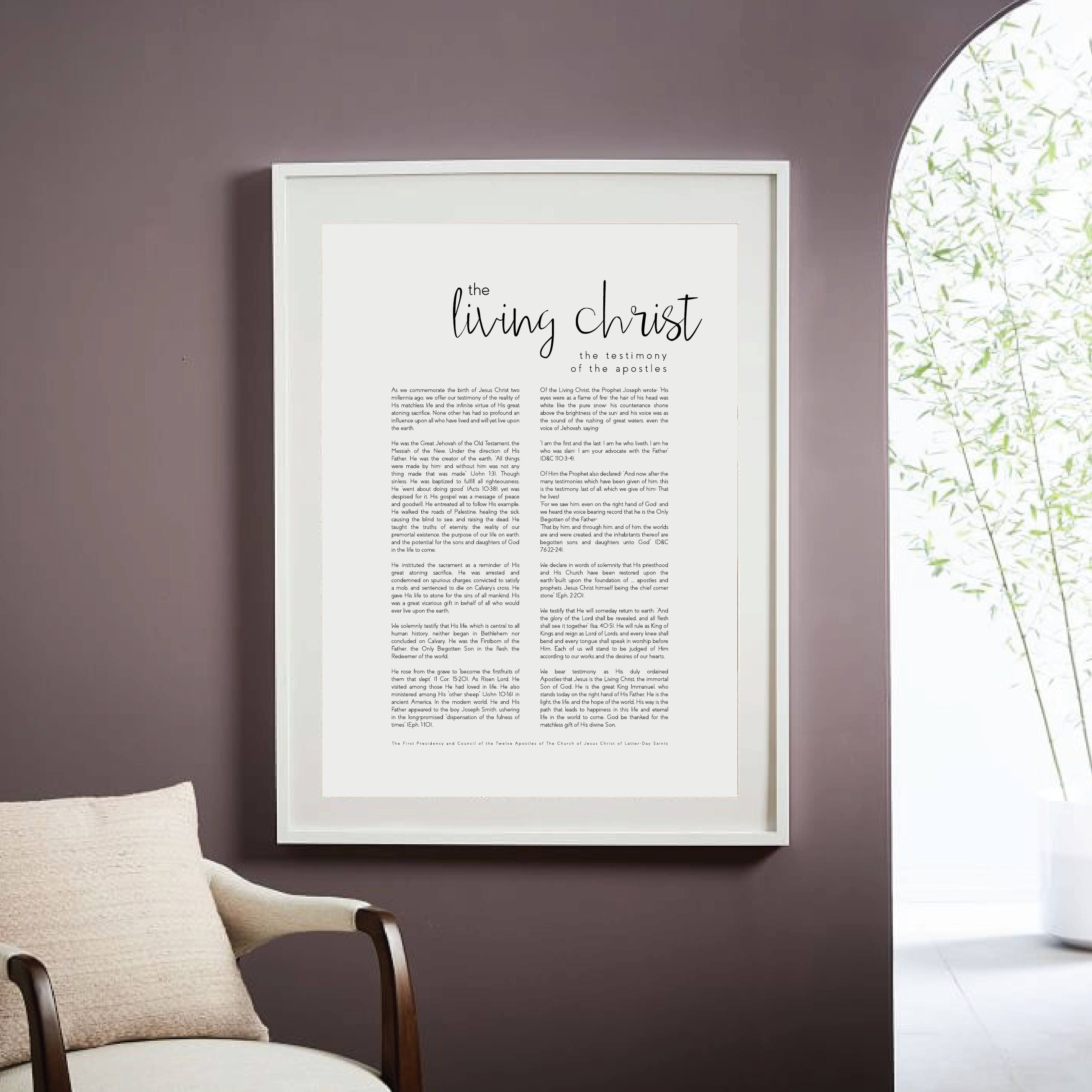 The Living Christ Modern Lds Print