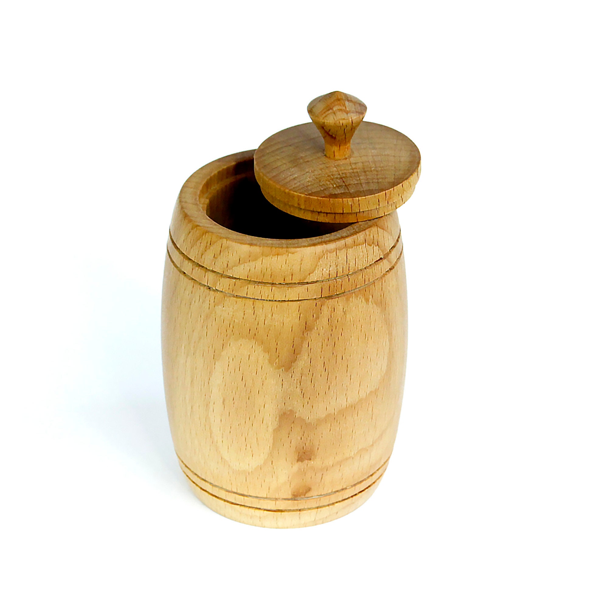 Wooden kitchen container for bulk products or honey in a Etsy