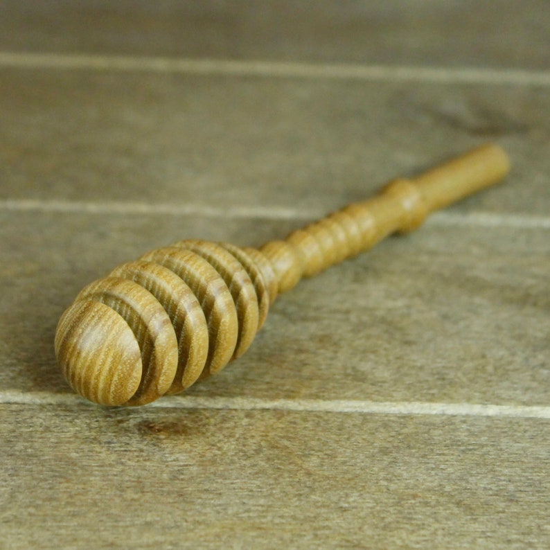 Wooden honey spoon is used as a honey dipper for tea drinking Etsy