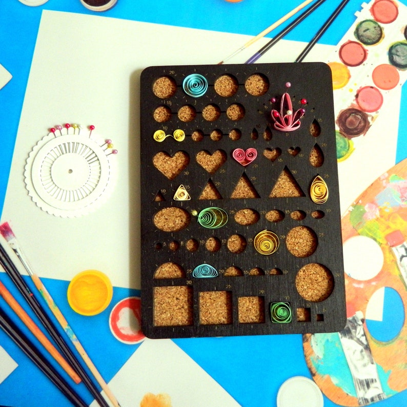 Paper quilling tool kit made by laser cutting from birch Etsy
