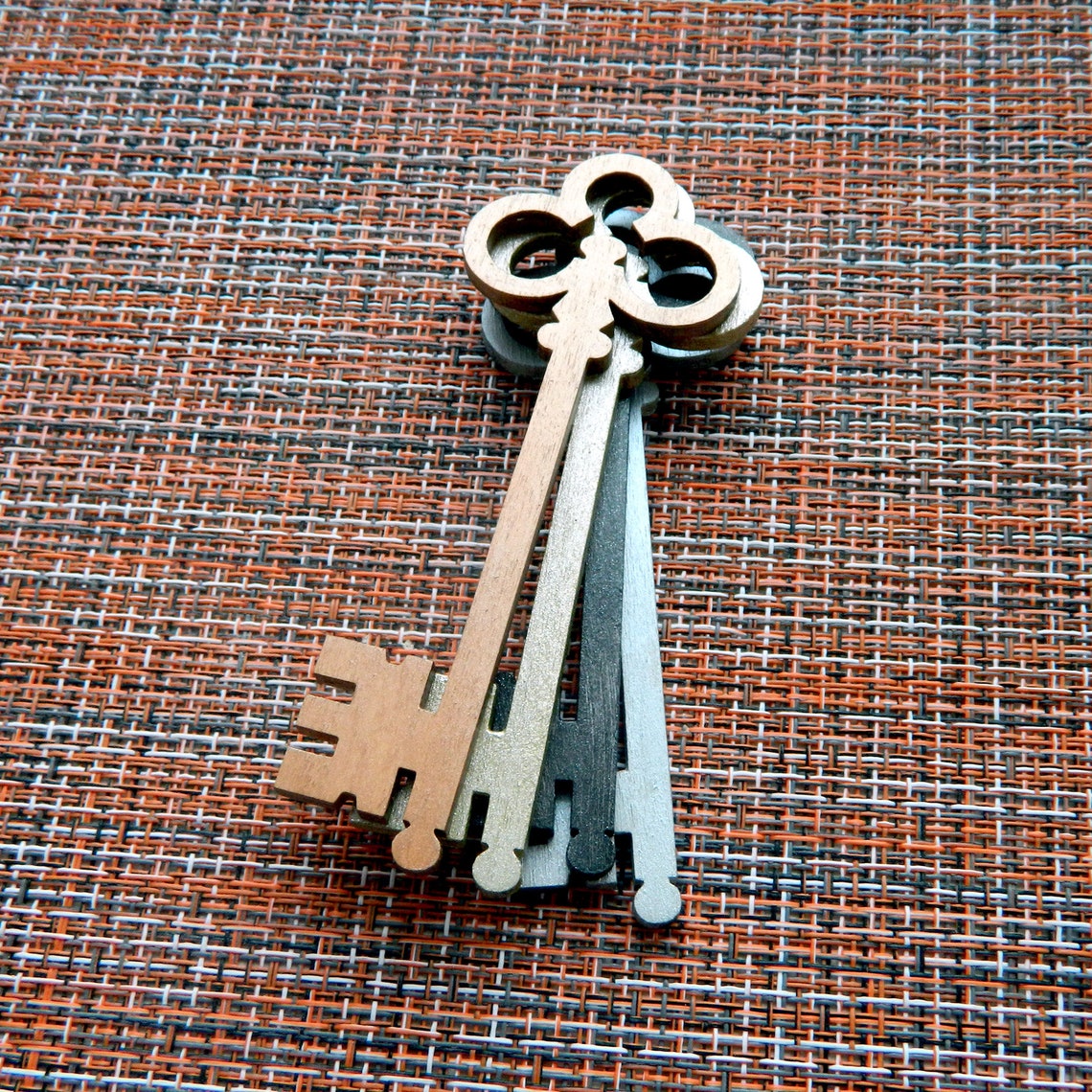 Wooden gift keys for celebrations weddings housewarming 4 Etsy