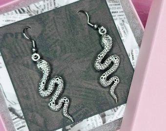 Reputation Snake Earrings, Taylor Earrings, Eras Earrings, big rep, Taylor Costume, Eras Outfit, Swift Earrings, Eras Jewelry, halloween