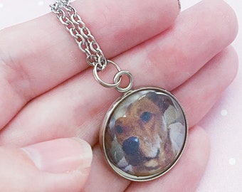 Custom Pet Photo Stainless Steel Necklace
