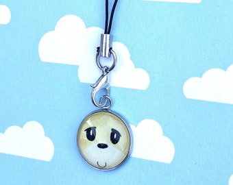 Phone Strap Charm - Animal Crossing Isabelle Inspired Fan Art