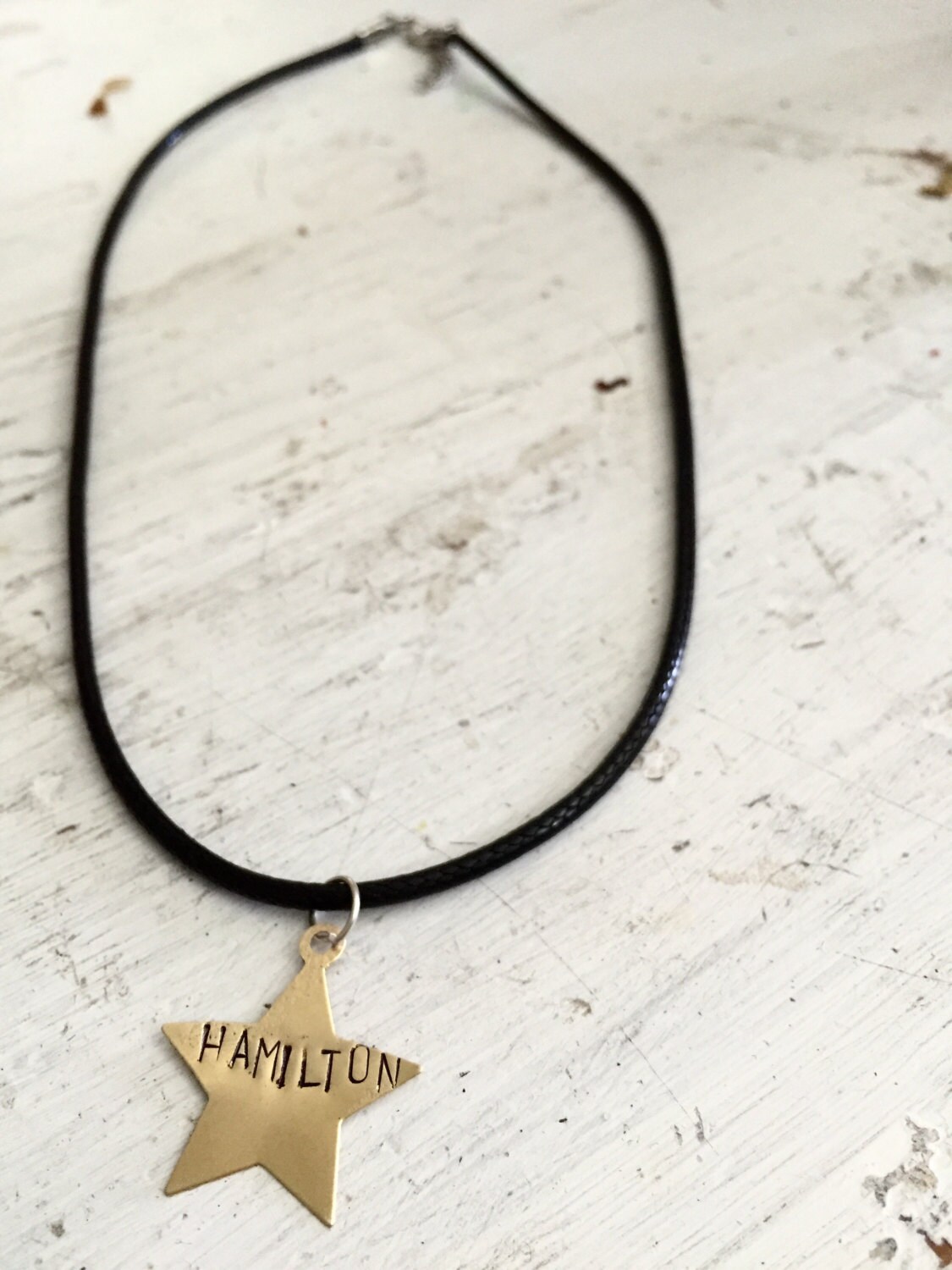 HandStamped Hamilton Necklace (four styles to choose from)