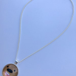 We Bare Bears Inspired Fan-Made Grizzly Necklace image 2