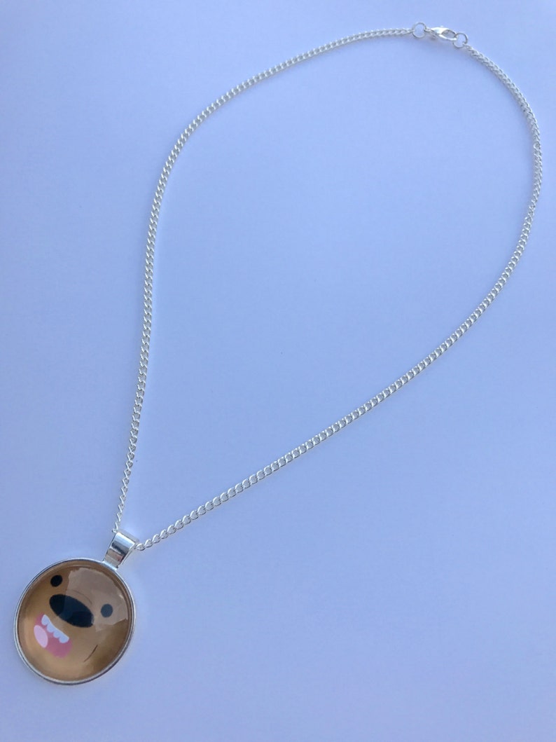 We Bare Bears Inspired Fan-Made Grizzly Necklace image 2