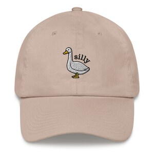 Silly Goose Hat, Silly goose dad hat, silly goose embroidered hat, goose hat, untitled goose, goose game, silly goose